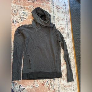 Lululemon long neck grey hoodie size 4